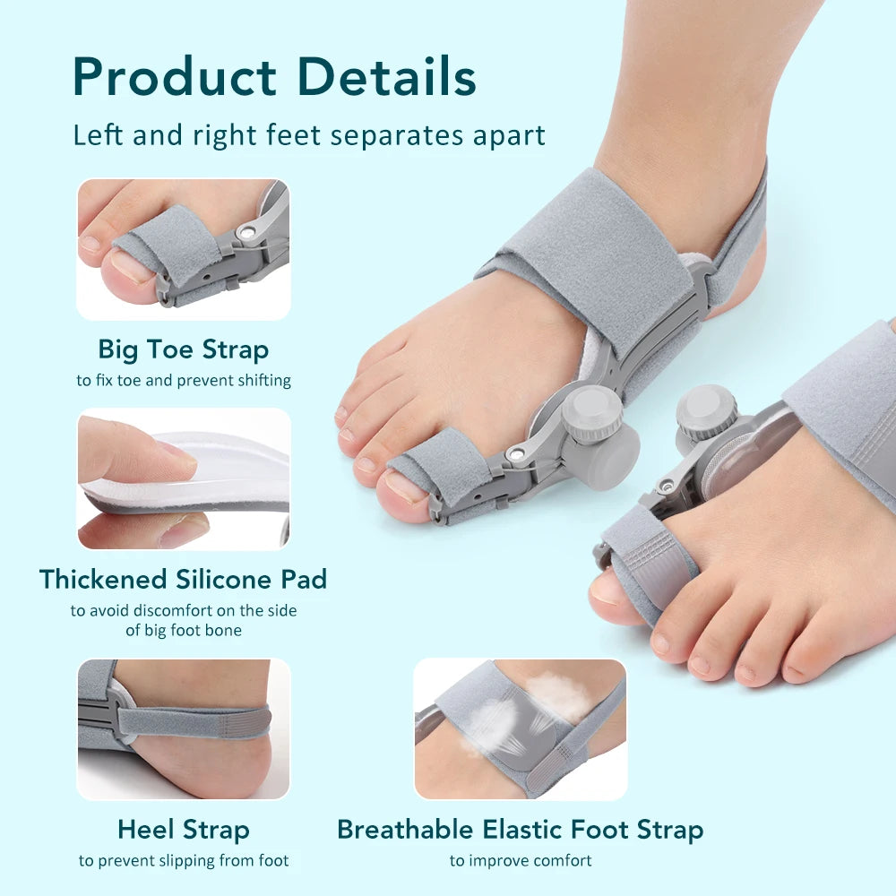 Adjustable Bunion Corrector and Toe Straightener - 17
