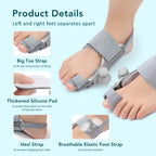 Adjustable Bunion Corrector and Toe Straightener