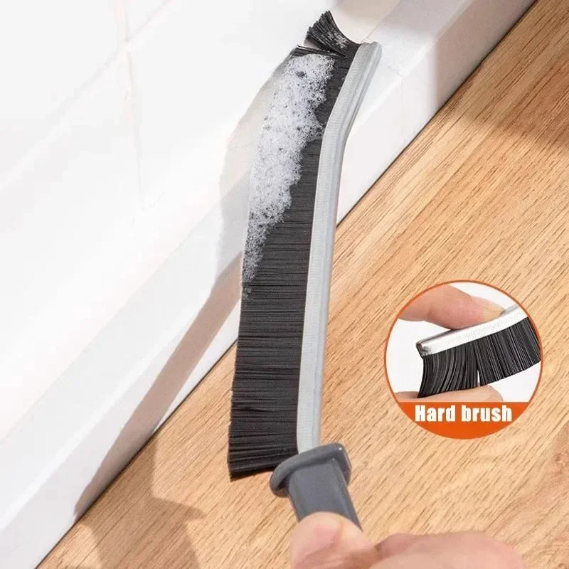 Hard-Bristled Crevice Cleaning Brush for Tight Gaps and Tiles