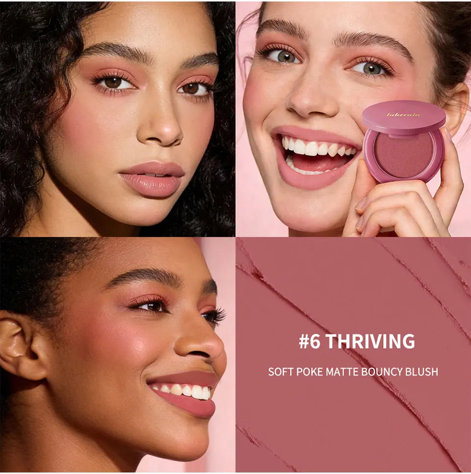 Matte Cream to Powder Bouncy Blush for Natural Flush - 14