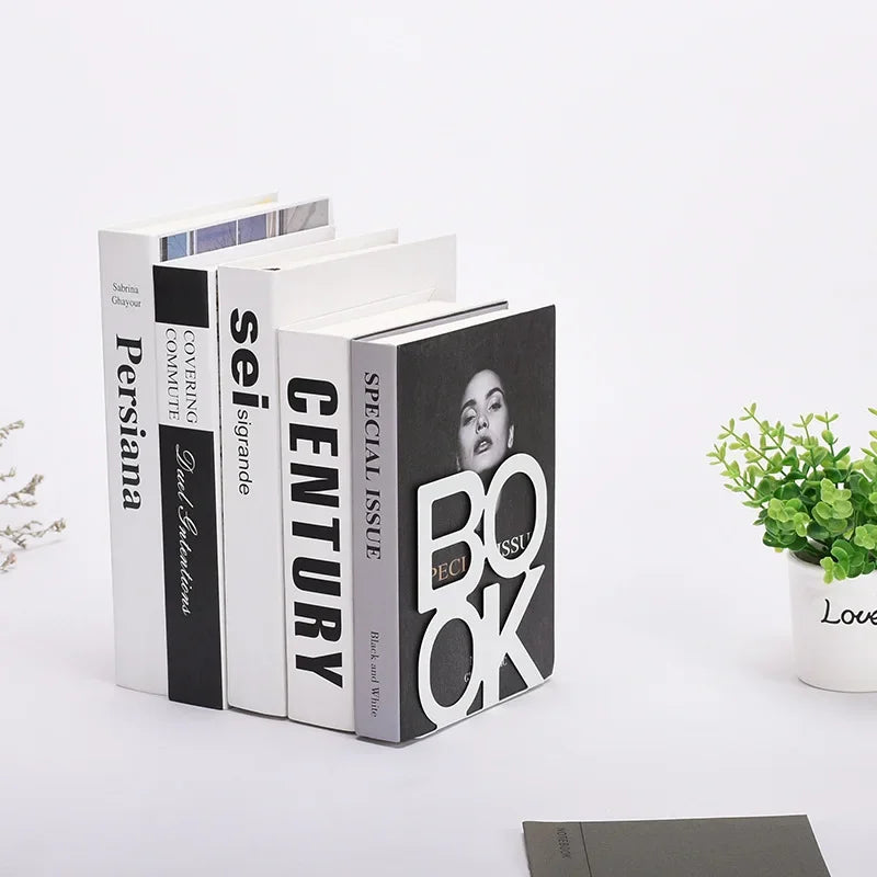 Heavy Duty Metal Bookends for Shelves