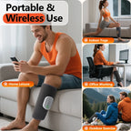 Cordless Air Compression Leg Massager with Heat