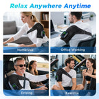 Wireless Heated Shoulder Massager with Vibration and App Control