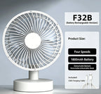 Portable Oscillating Rechargeable Standing Fan