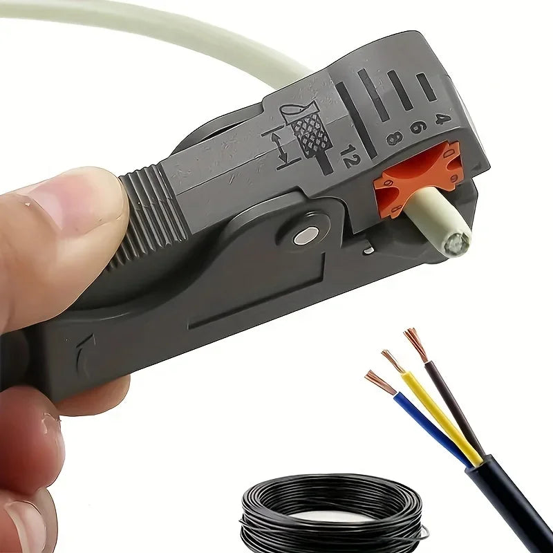 Automatic Rotary Coaxial Cable Stripper for RG6 and RG59