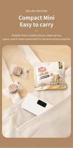 Rechargeable Mini Bag Sealer with Cutter