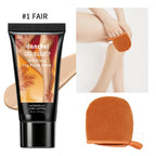 Waterproof Leg Foundation Body Concealer with Application Glove