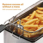 Professional Electric Countertop Deep Fryer for Crispy Snacks