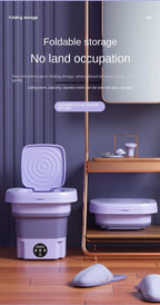 Portable Folding Washing Machine for Underwear and Socks