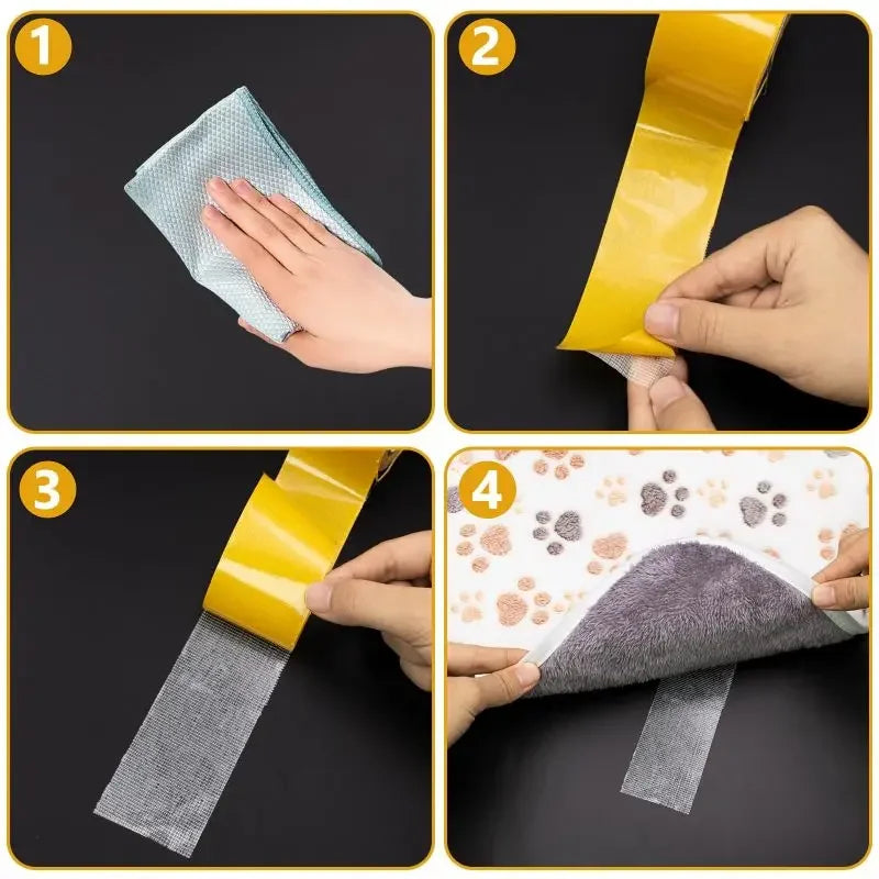 Heavy Duty Waterproof Double-Sided Mesh Adhesive Tape - 14