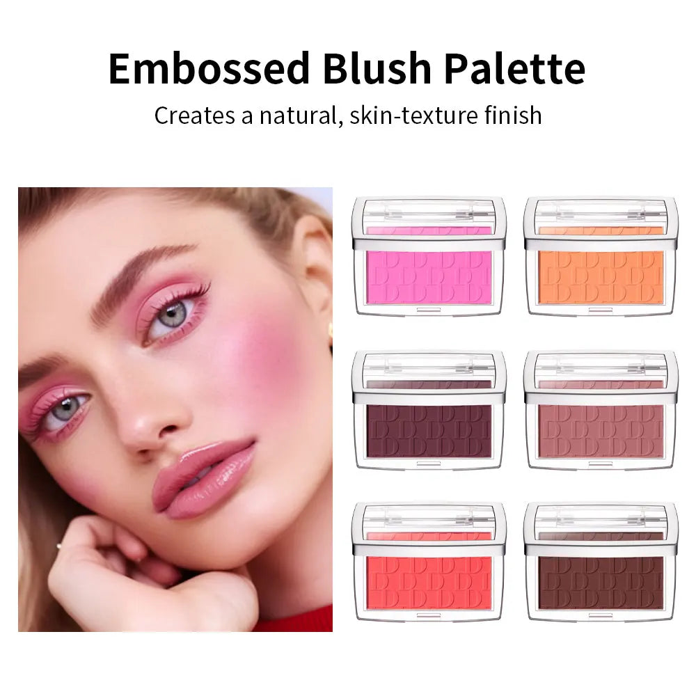 Matte Embossed Cheek Blush Palette