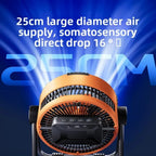 Portable Rechargeable Camping Fan with Night Light and Power Bank
