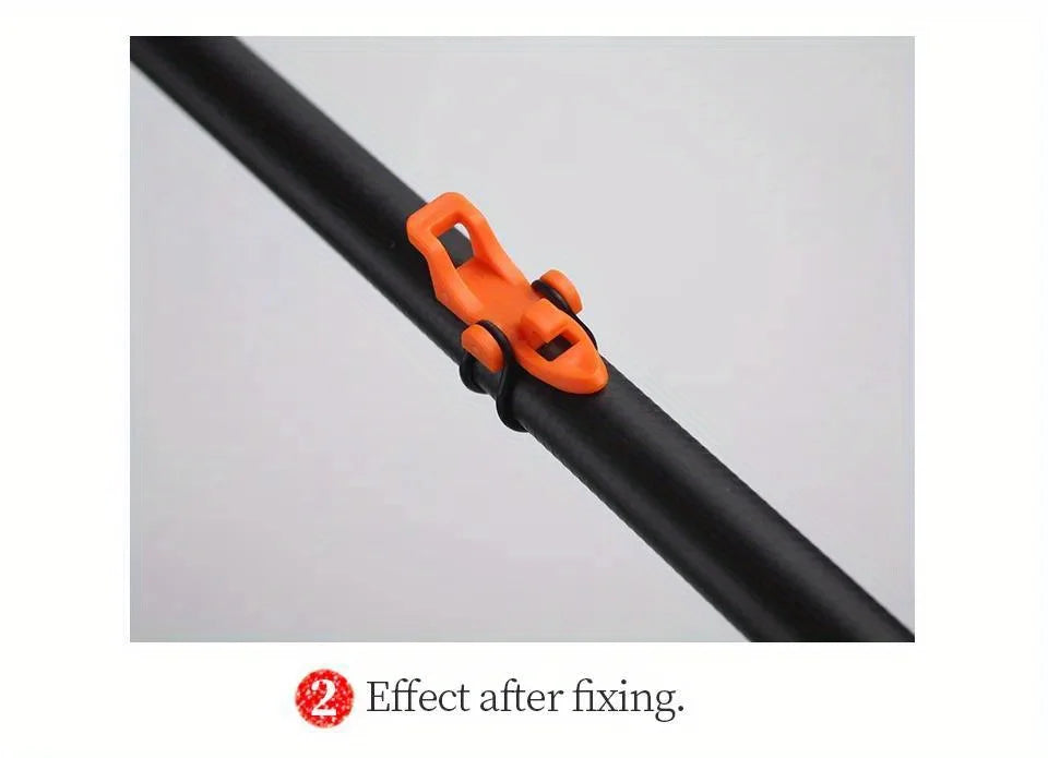 5-Piece Fishing Rod Hook Keeper and Lure Holder Set