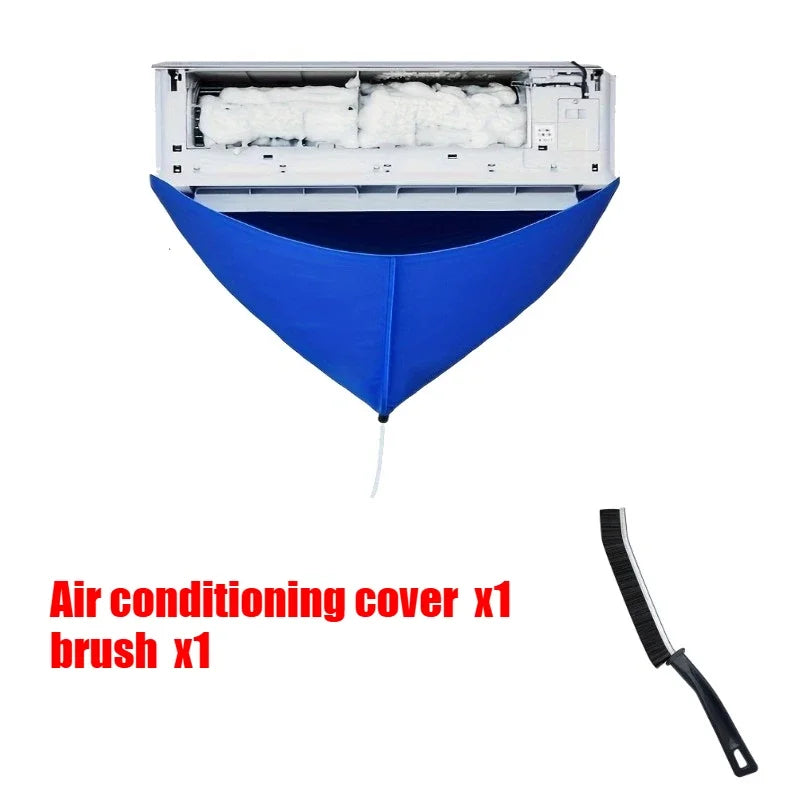 Waterproof Air Conditioner Cleaning Cover for Wall Units