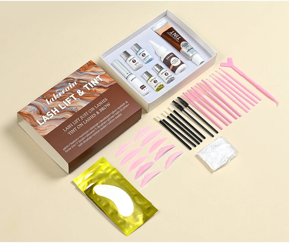 Professional Eyelash and Eyebrow Lifting and Tinting Kit