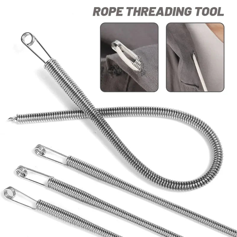 Flexible Spring Drawstring Threader for Sewing and Crafts - 7