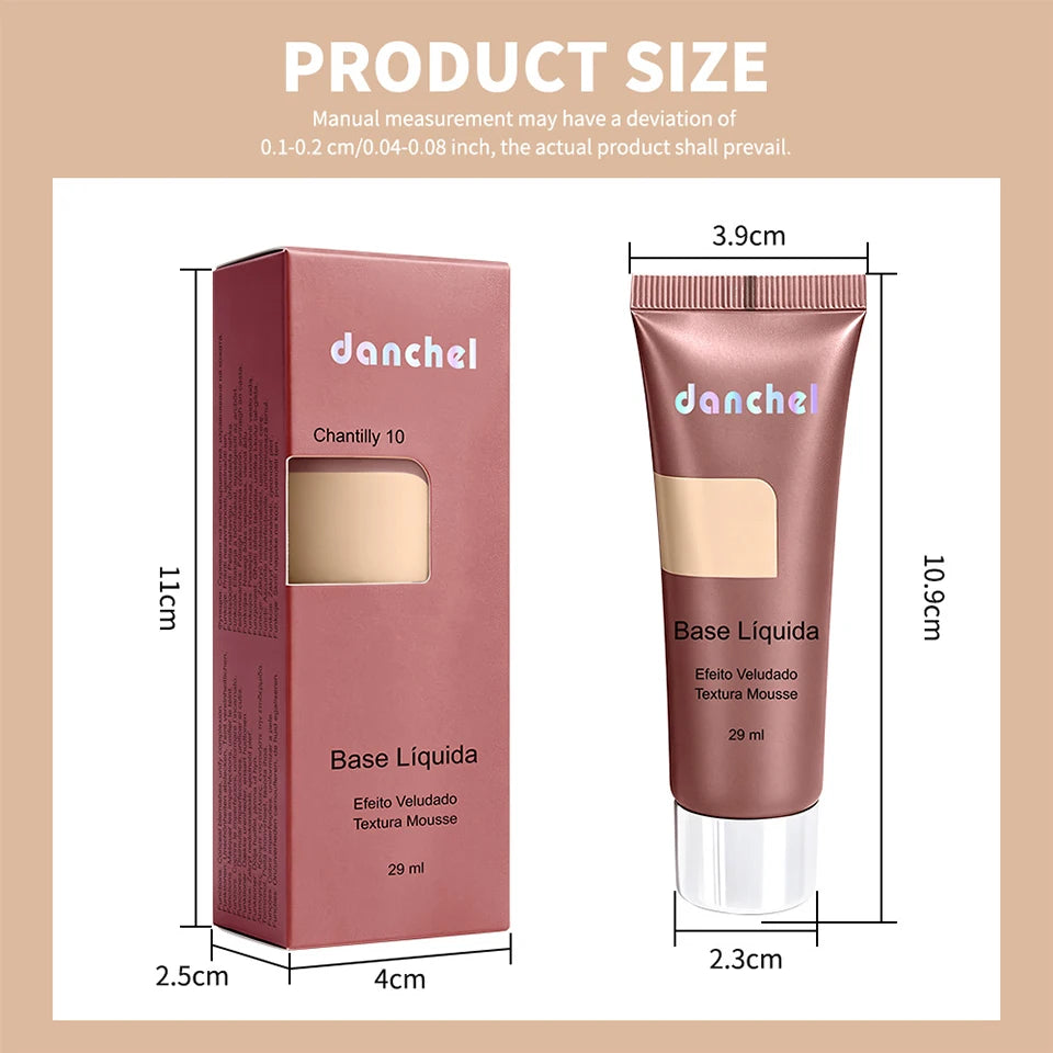 Velvet Matte Liquid Foundation for Flawless Coverage