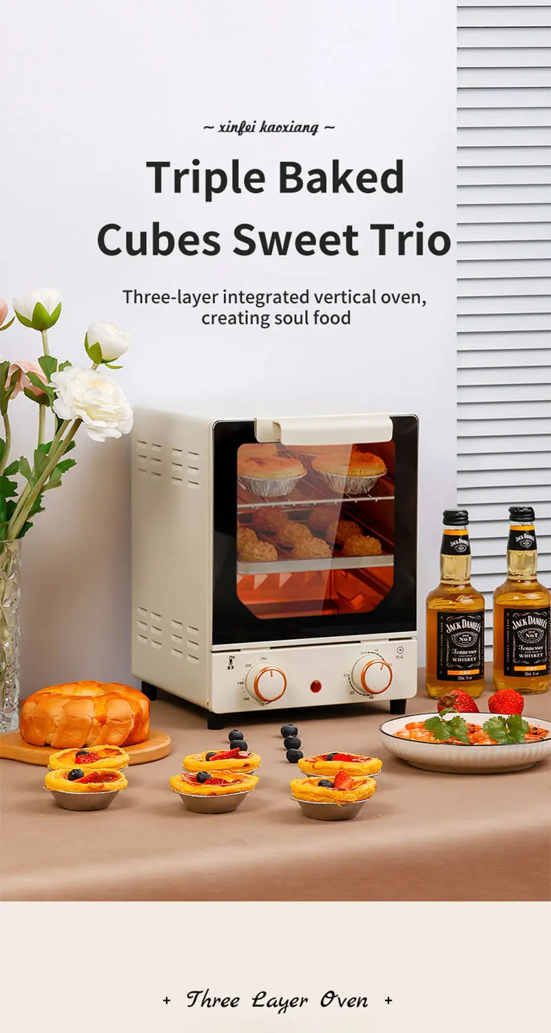 12L Mechanical Air Fryer Toaster Oven for Kitchen