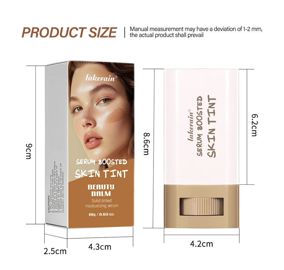 Matte Foundation Stick and Pressed Setting Powder Makeup Set - 16