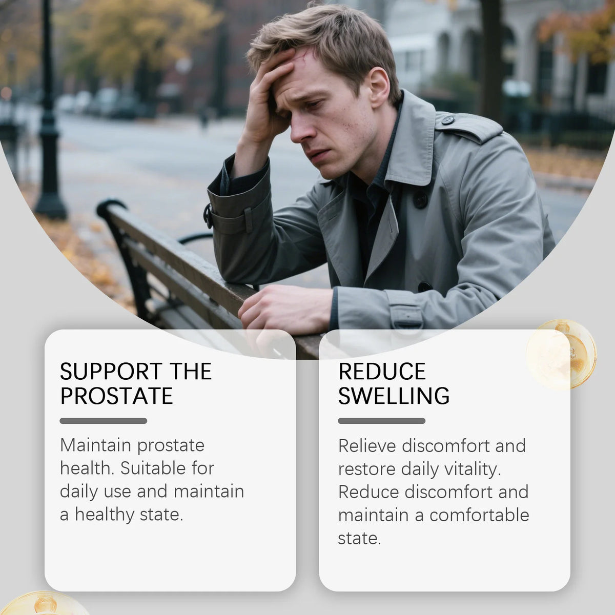 Men's Herbal Nasal Stimulant Inhaler for Daily Comfort