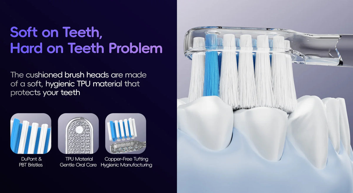 Portable Sonic Toothbrush and Water Flosser Oral Care Set