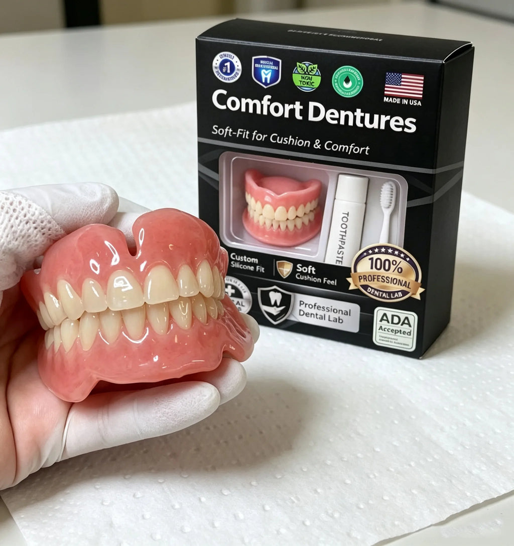 Moldable Silicone Cosmetic Teeth Kit for Instant Smile