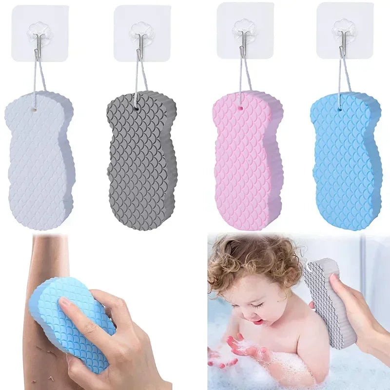 Non-Slip Silicone Shower Foot Scrubber and Massage Mat - 26