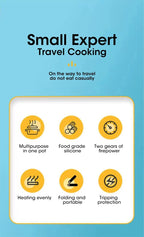 Portable Foldable Electric Hot Pot for Travel and Camping