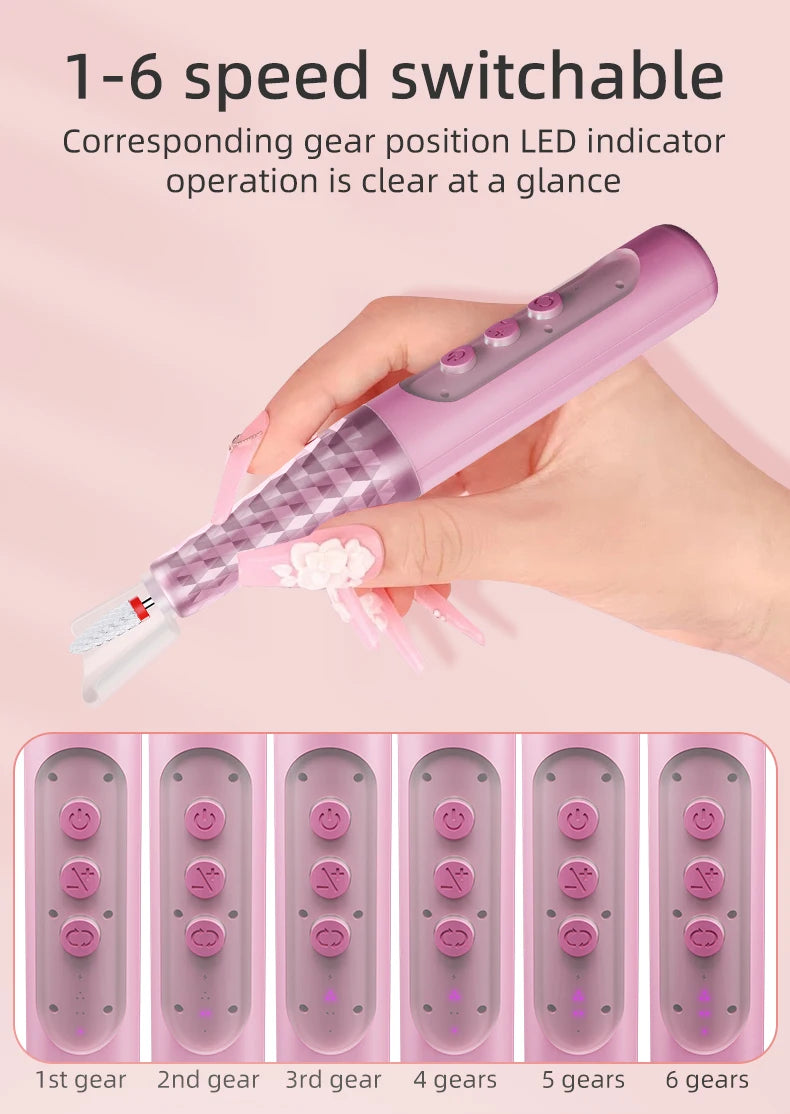 Cordless Electric Nail File and Manicure Drill Kit