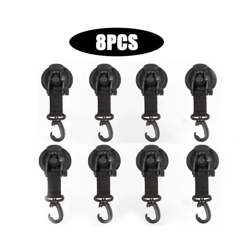 Heavy-Duty Suction Cup Anchor Hooks for Camping and Travel