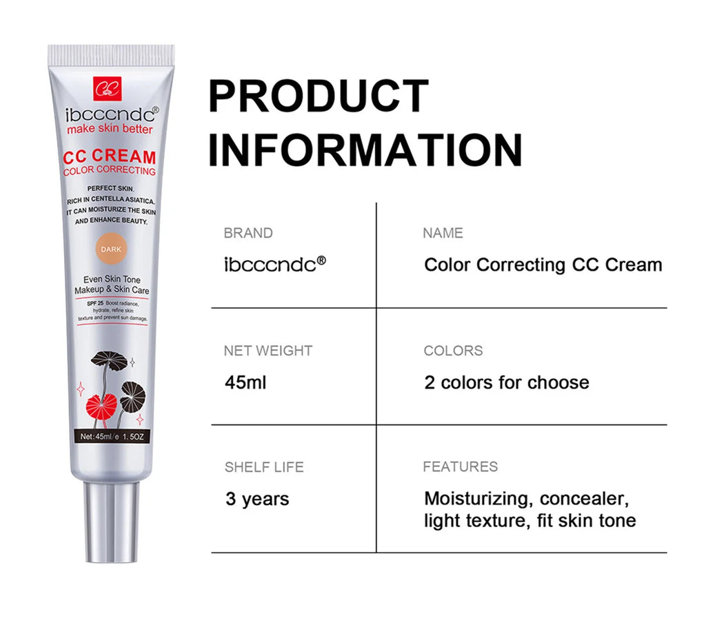 Color Correcting CC Cream and Sunscreen Blush Stick Set