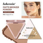Matte Bronzer Powder for Face Contouring