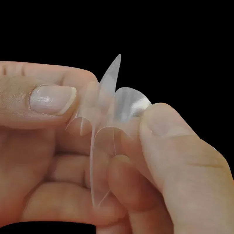 Heavy-Duty Transparent Reusable Nano Adhesive Tape Pads - 3