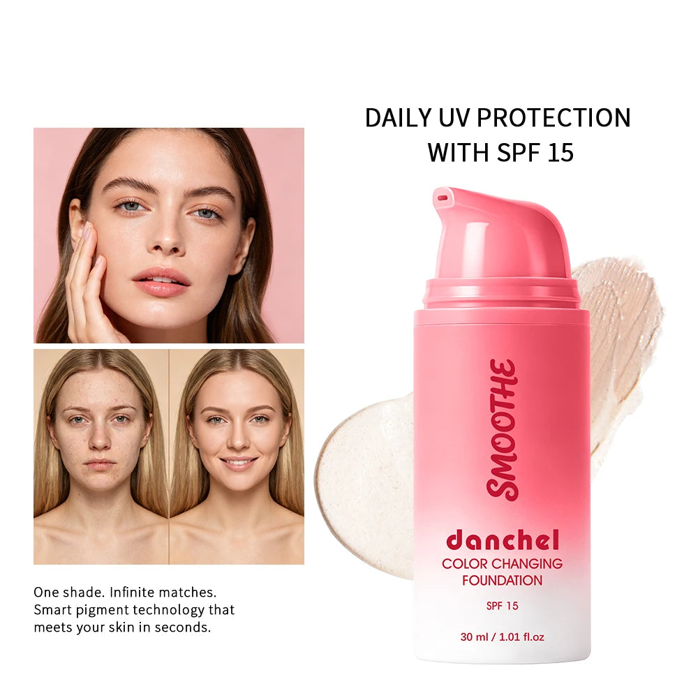 Color Changing Foundation for Flawless Skin Coverage - 21