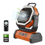Portable LED Camping Fan with 20000mAh Battery and Remote