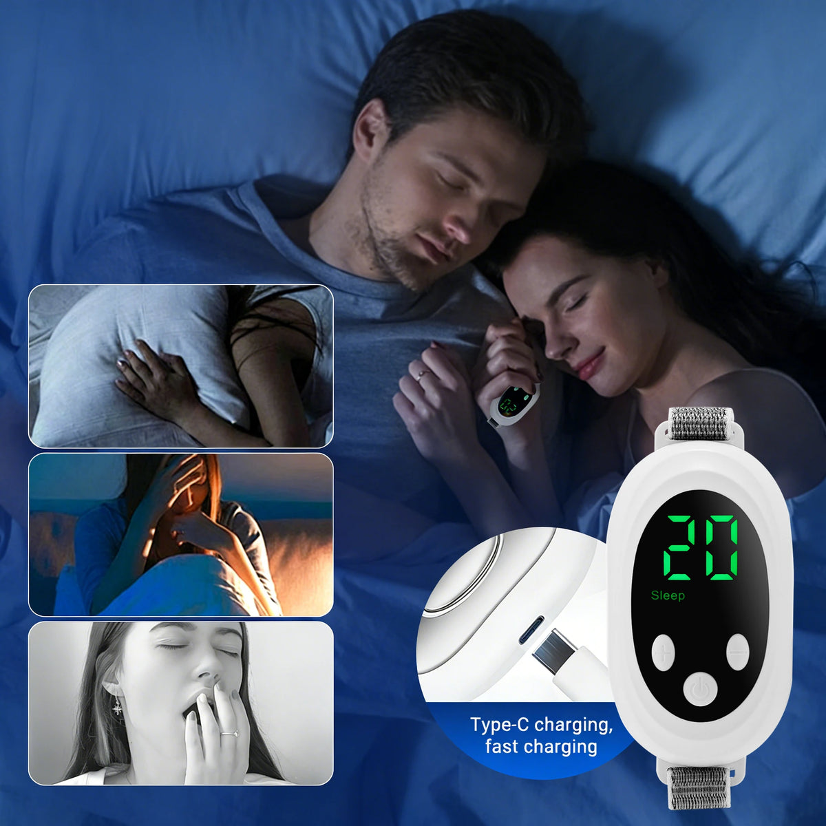 Handheld Microcurrent Sleep Aid and Relaxation Device