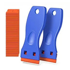 Plastic Razor Scraper Set for Stickers and Decal Removal