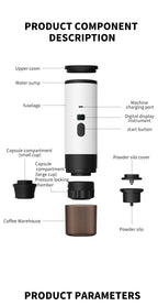 Portable Wireless Electric Coffee Maker for Camping and Travel