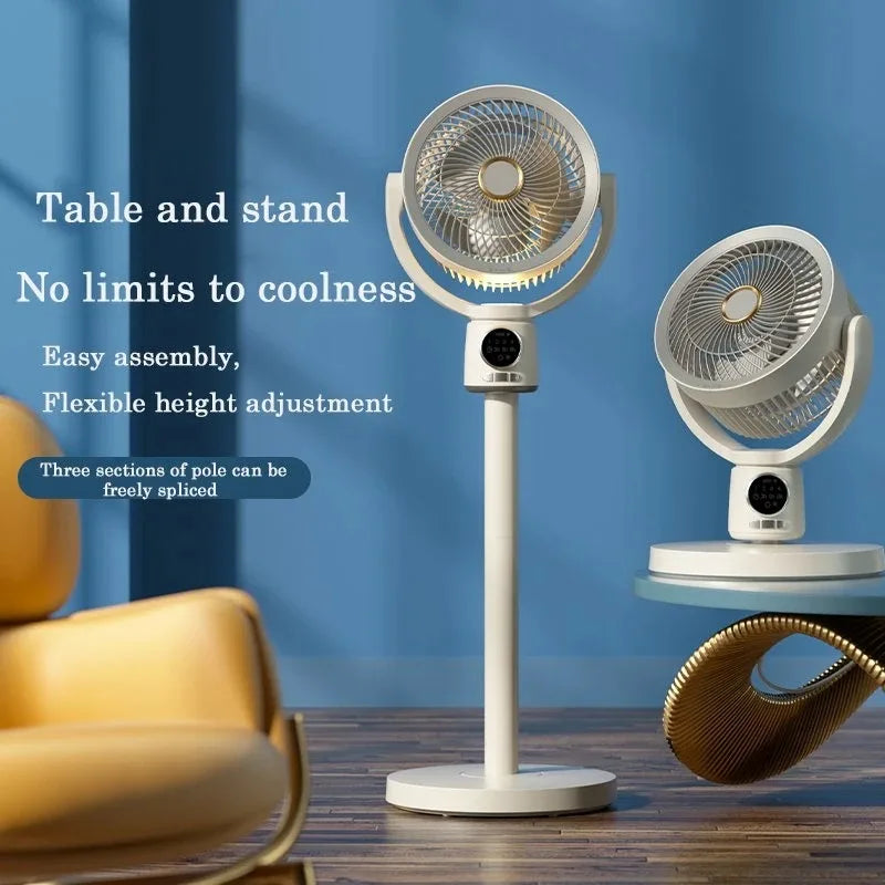 Rechargeable Portable Air Circulation Floor Fan