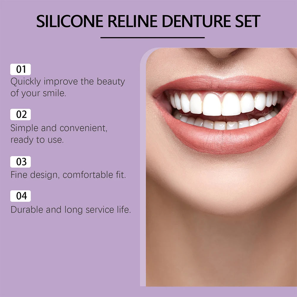 Comfort Fit Silicone Denture Reline Kit