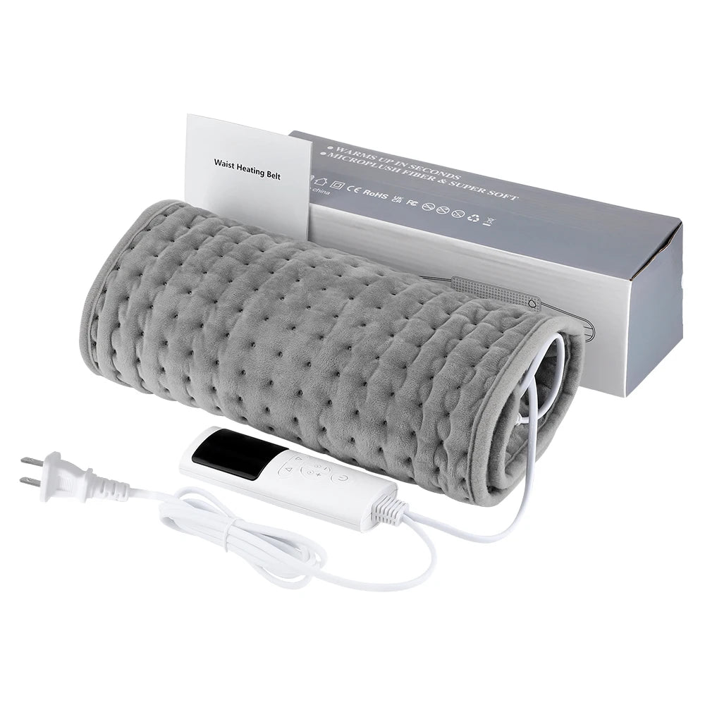 Electric Heating Pad for Back Waist and Abdomen Pain Relief