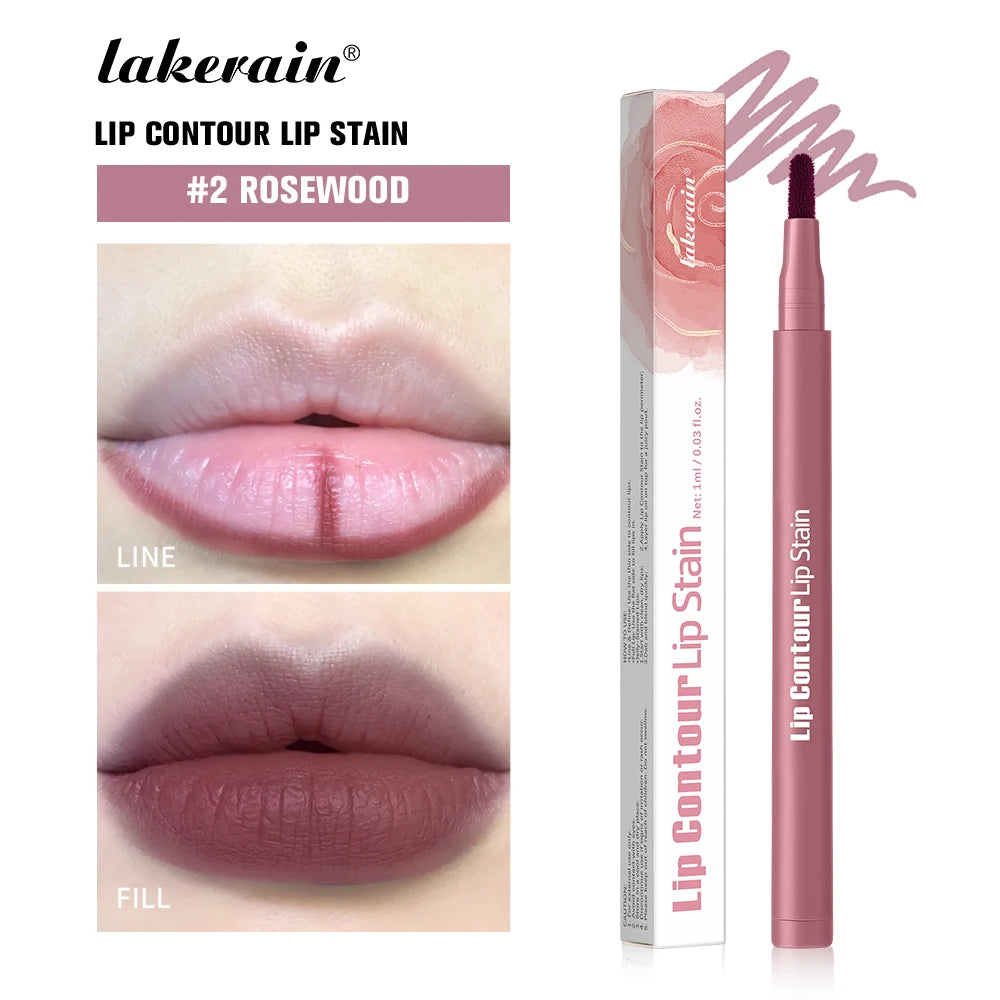 Waterproof Ballpoint Felt Tip Lip Liner Stain