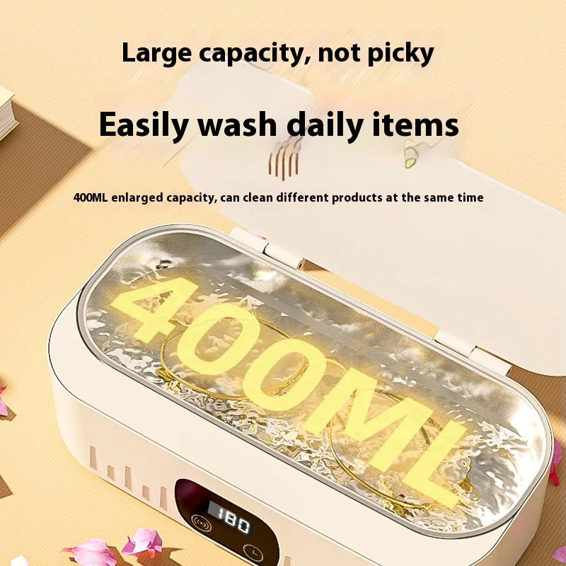 Portable Ultrasonic Jewelry and Glasses Cleaner