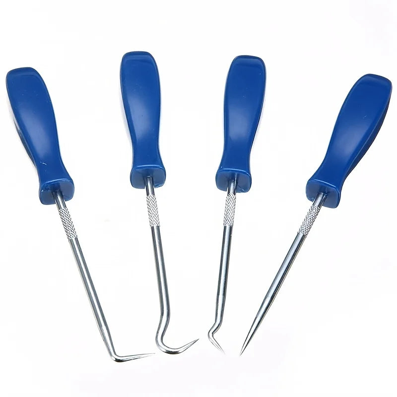 4-Piece Precision Pick and Hook Set for Auto Repairs