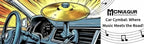 Mini Drum Cymbal Car Vent Decoration Accessory