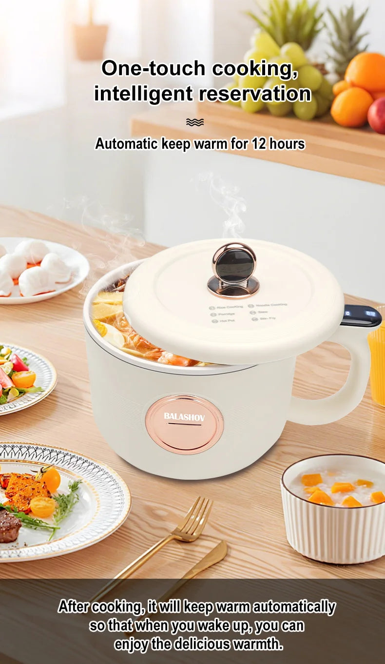 Portable Electric Multi-Cooker for Dorms and Travel - 13