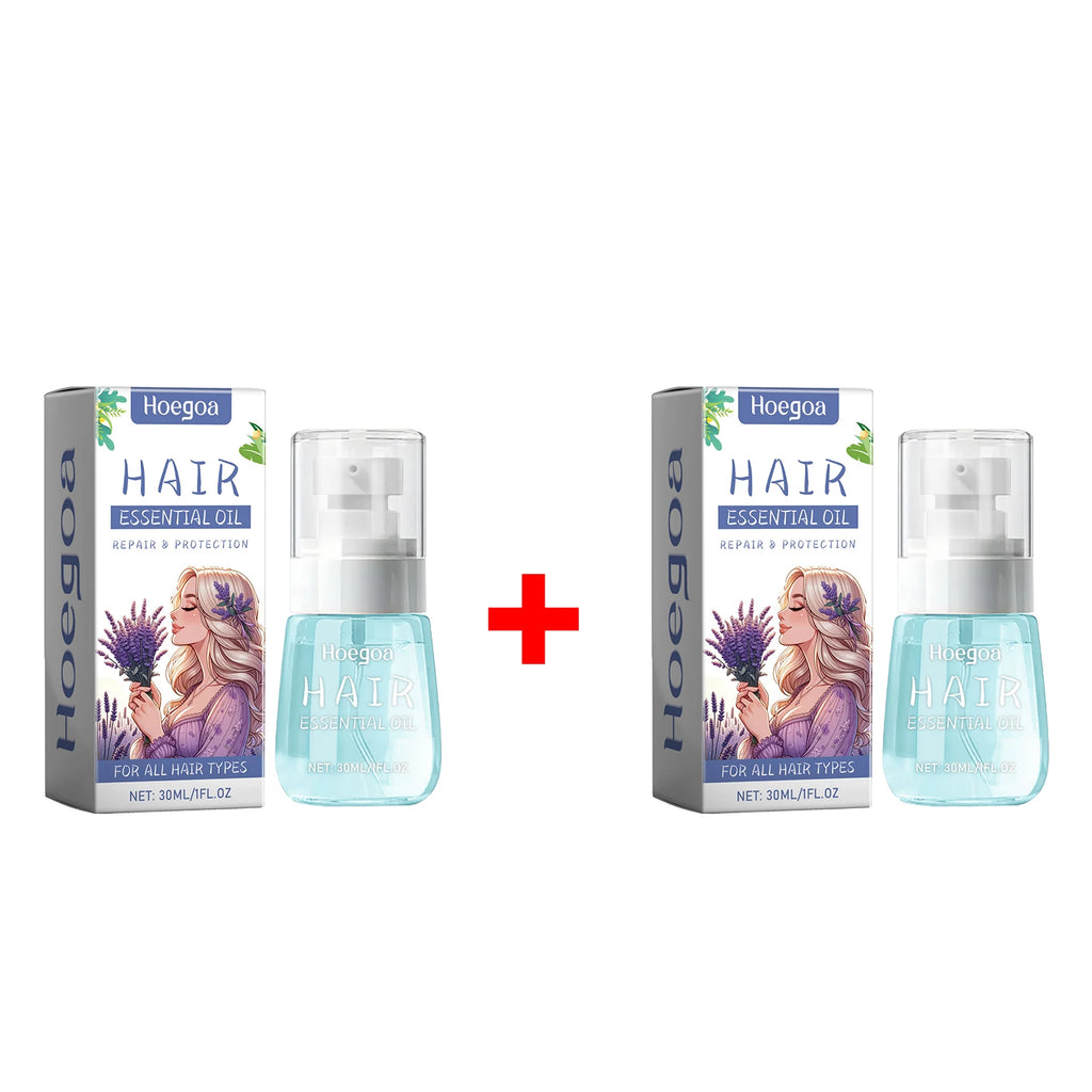 Lavender Hair Essential Oil for Repair and Anti-Frizz
