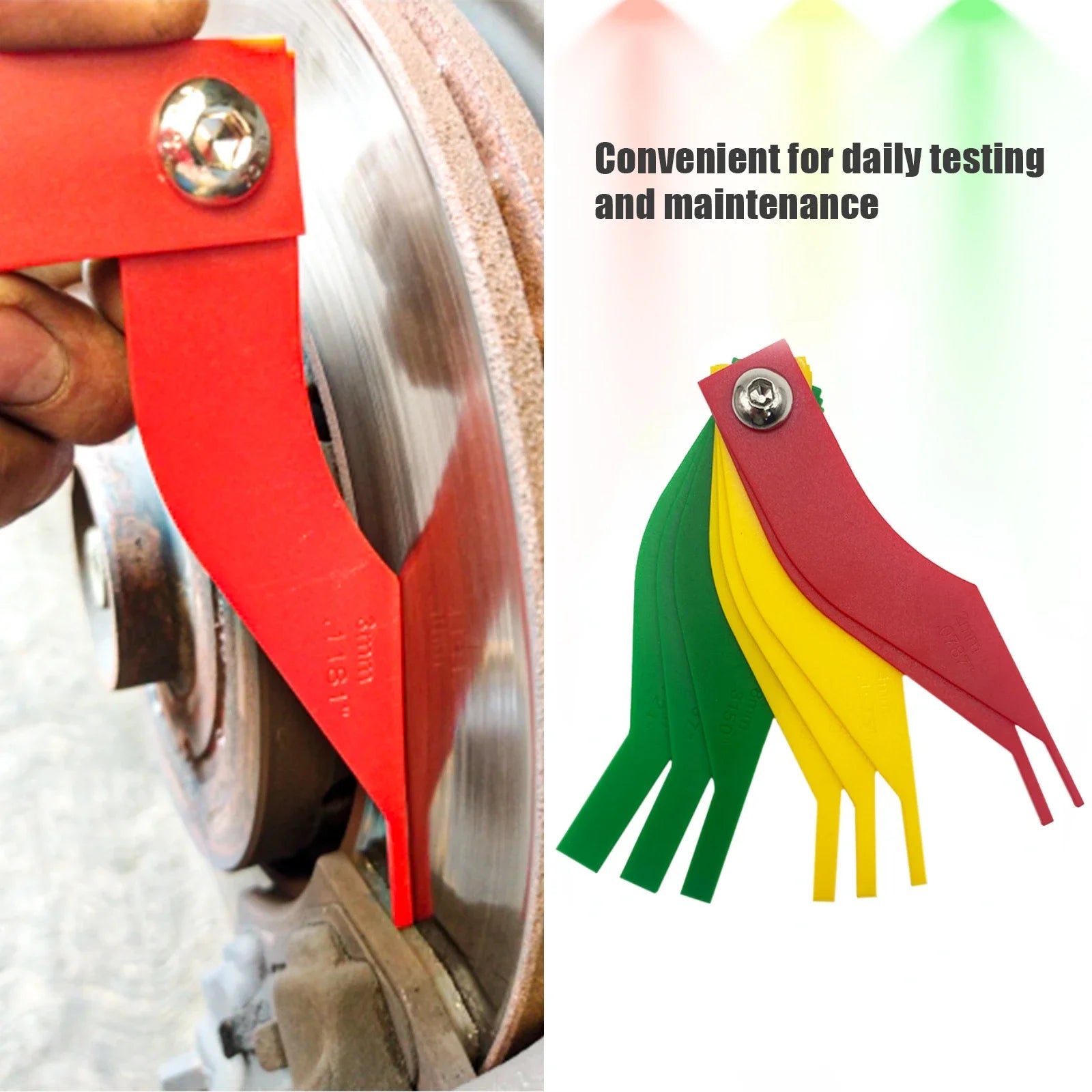 Automotive Brake Pad Thickness Gauge Diagnostic Tool - 6