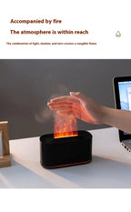 Flame Effect Aromatherapy Essential Oil Humidifier
