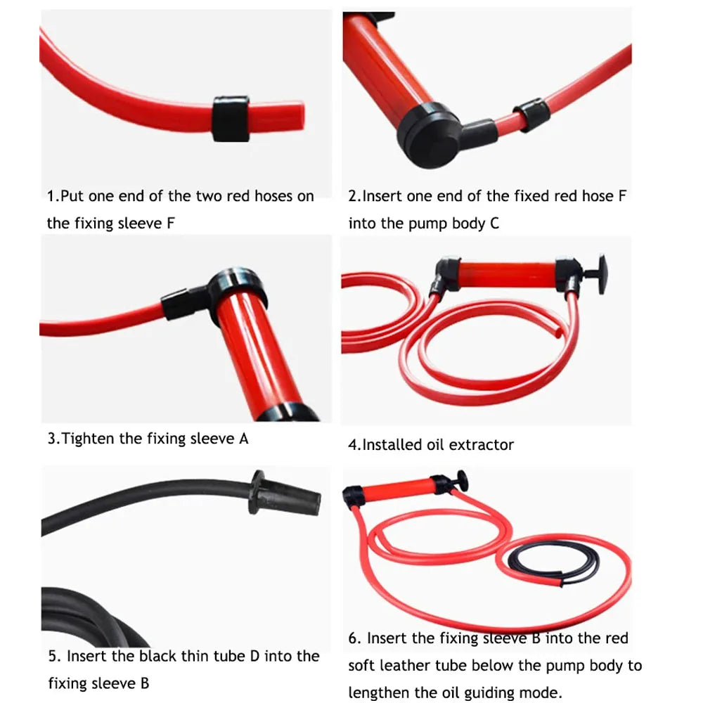 Manual Hand Siphon Pump for Liquid Transfer and Inflation